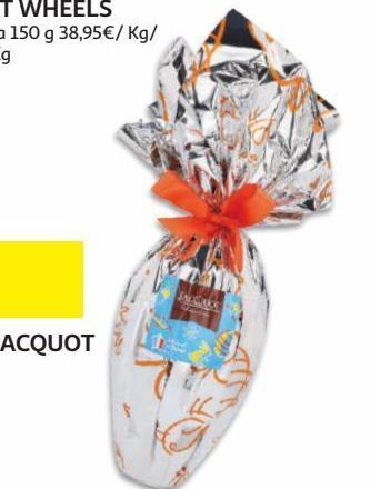 Auchan Ovo metalizado jacquot:380g promoção