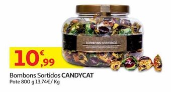 Auchan Bombons sortidos candycat:pote 800 g promoção