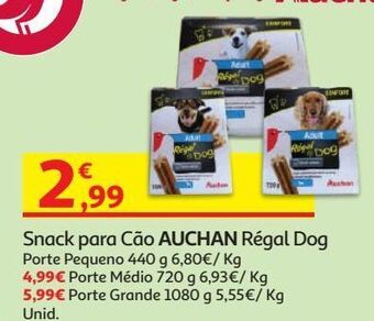 Auchan Snack para cão pequeno auchan promoção