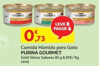Auchan Comida húm gato junior gourmet promoção