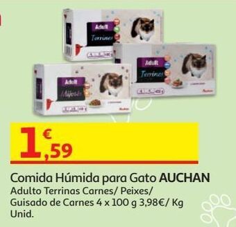 Auchan Comida húmida para gato auchan promoção