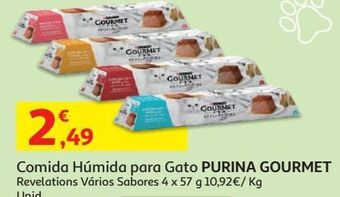 Auchan Comida húmida gato gourmet promoção