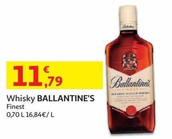 Auchan Whisky novo ballantines:finest 0.70 l promoção