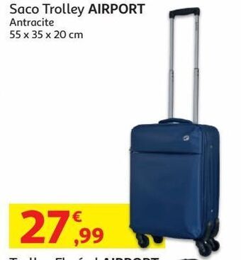 Auchan Trolley flexivel airport promoção