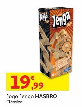 Auchan Jogos jenga hasbro:classico promoção