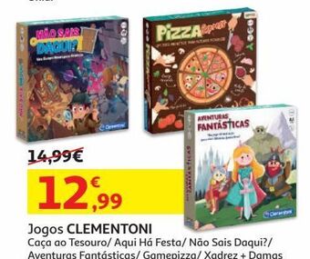 Auchan Party games clementoni promoção
