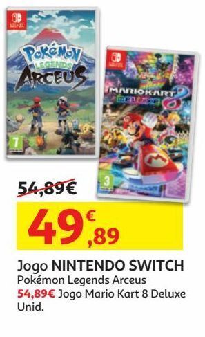 Auchan Jogo nintendo switch promoção