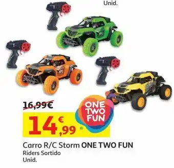 Auchan Carro r/c storm one two fun:riders 2.4g sortido promoção