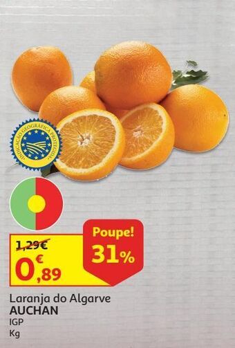 Auchan Laranja do algarve igp auchan:kg promoção