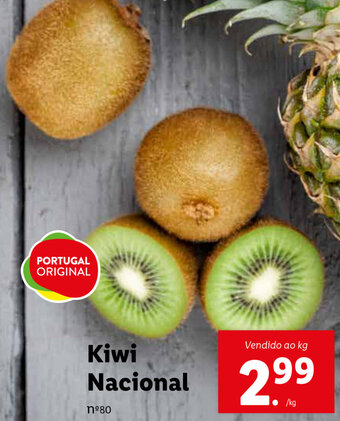 Lidl Kiwi Nacional promoção