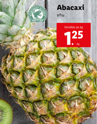 Lidl Abacaxi promoção