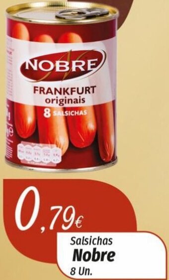 Miranda Supermercados Salsichas Nobre 8un promoção