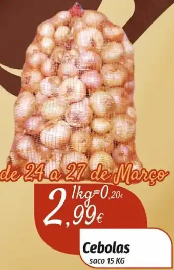 Cebolas Saco 15kg