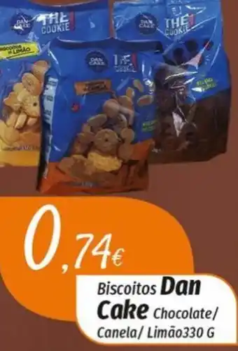 Miranda Supermercados Biscoitos Dan Cake Chocolate/ Canela/Limão 330g promoção