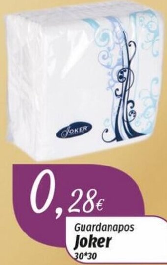 Miranda Supermercados Guardanapos Joker promoção