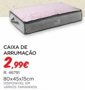 Espaço Casa Caixa de Arrumação 80x45x15cm promoção