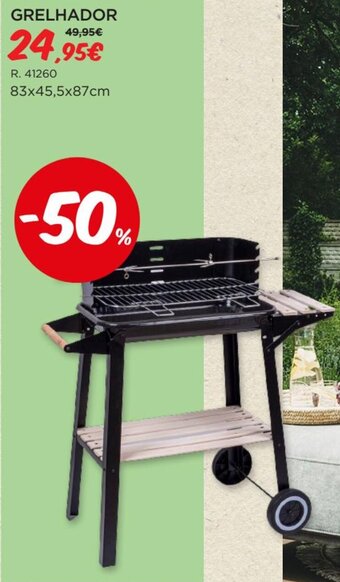 Espaço Casa Grelhador 83x45,5x87cm promoção