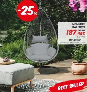 Espaço Casa Cadeira Baloiço 104x200cm promoção