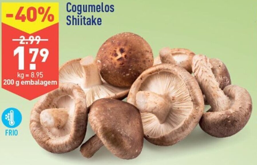 Promoção Cogumelos Shiitake 200g em ALDI
