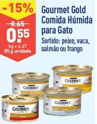 ALDI Gourmet Gold Comida Húmida para Gato 85g promoção