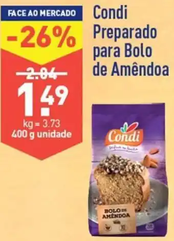 ALDI Condi Preparado para Bolo de Amêndoa 400g promoção