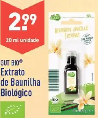 ALDI Gut Bio Extrato de Baunilha Biológico 20ml promoção