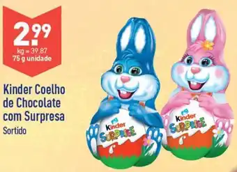 ALDI Kinder Coelho de Chocolate com Surpresa 75g promoção