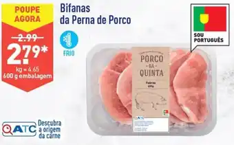 ALDI Bifanas de Perna de Porno 600g promoção