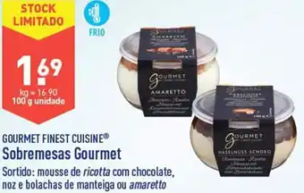 ALDI Gourmet Finest Cuisine Sobremesas Gourmet 100g promoção
