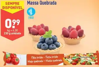 ALDI Massa Quebrada 230g promoção