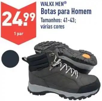 ALDI Walkx Men Botas para Homem 41-43 promoção