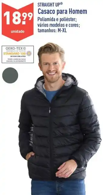 ALDI Straight Up Casaco para Homem M-XL promoção