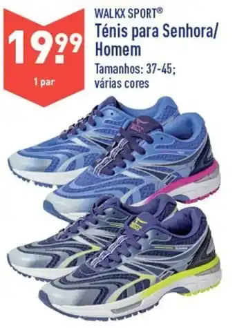 ALDI Walkx Sport Ténis para Senhora/Homem 37-45 promoção