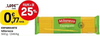Intermarché Esparguete Milaneza 500g promoção