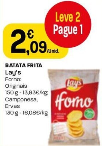 Intermarché Batata Frita Lay's 130g promoção