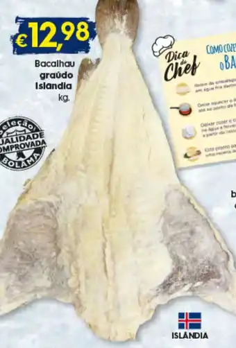 Bolama Bacalhau Graúdo Islandia promoção