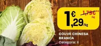 Intermarché Couve Chinesa Branca promoção