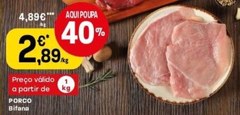 Intermarché Porco Bifana 1kg promoção