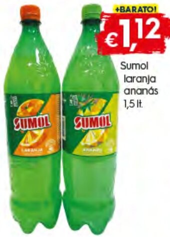Bolama Sumol Laranja Ananás 1,5lt promoção