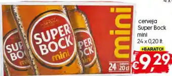 Bolama Cerveja Super Bock Mini 24 x 0,20lt promoção