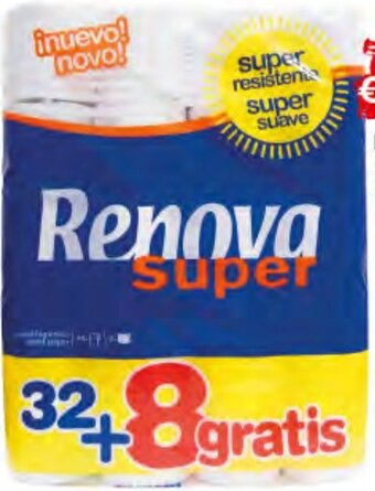 Bolama Papel Higiénico Renova Super c/32+8 Rolos promoção