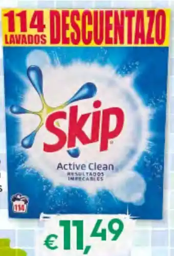 Bolama Skip Pó Active Clean 114 Doses promoção