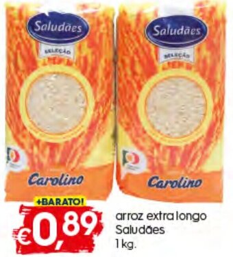 Arroz Extra Longo Saludães 1kg