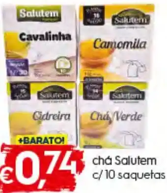 Bolama Chá Salutem c/10 Saquetas promoção