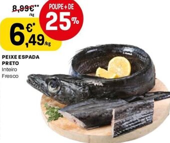 Intermarché Peixe Espada Preto promoção