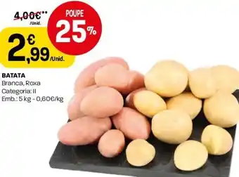Intermarché Batata 5kg promoção