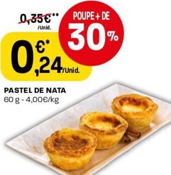 Intermarché Pastel de Nata 60g promoção