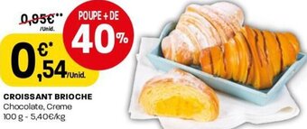 Intermarché Croissant Brioche 100g promoção