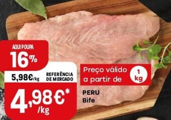 Intermarché Peru Bife 1kg promoção