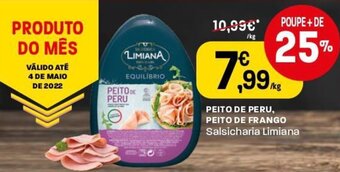Intermarché Peito de Peru, Peito de Frango Salsicharia Limiana promoção